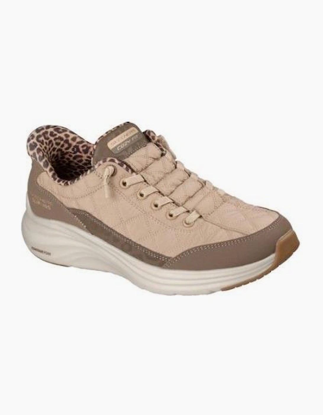 Women's Skechers Slip-ins, Contour Foam - Cozy Fit Leopard Dream 150419 In Brown - Size, 8