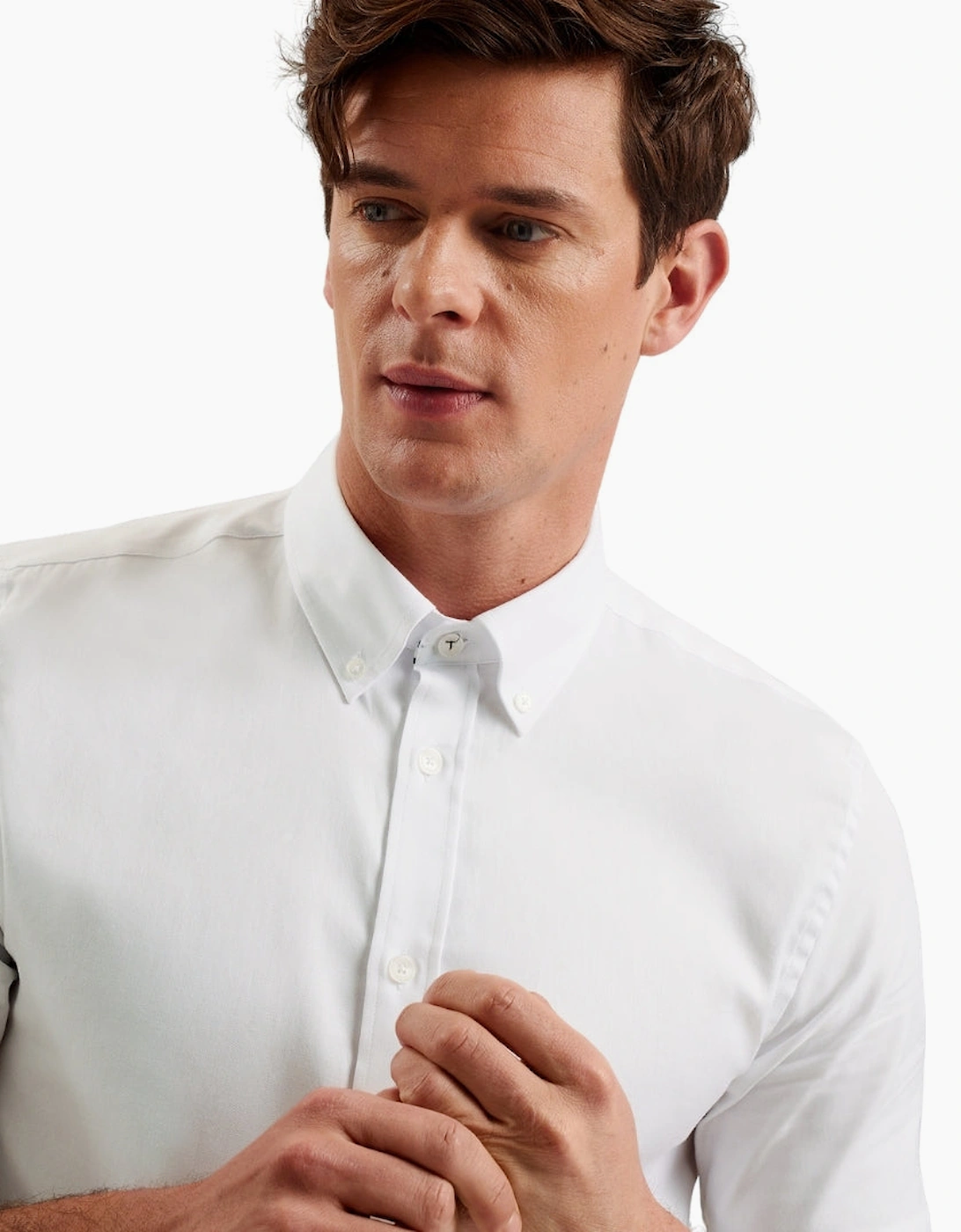 Ted Baker Aldgte Regular Premium White Oxford Shirt