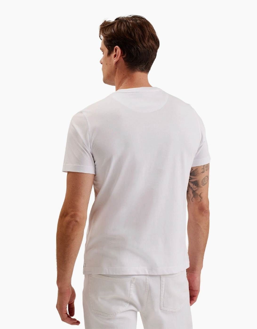 Ted Baker Tessman Box Printed White T-Shirt