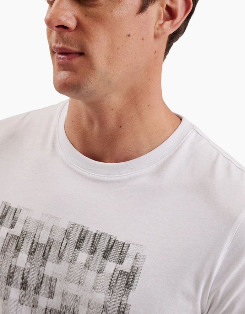 Ted Baker Tessman Box Printed White T-Shirt