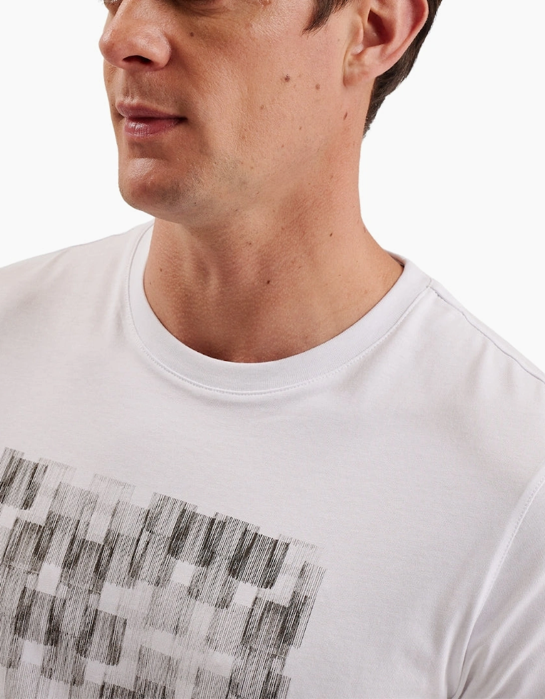 Ted Baker Tessman Box Printed White T-Shirt