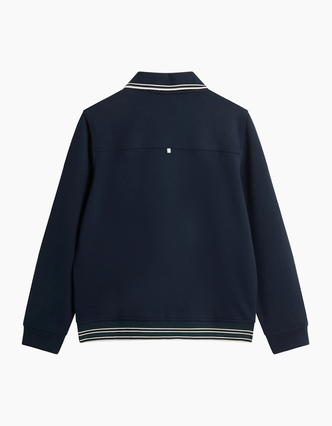 Ted Baker Mall Concealed Placket Navy Jacket