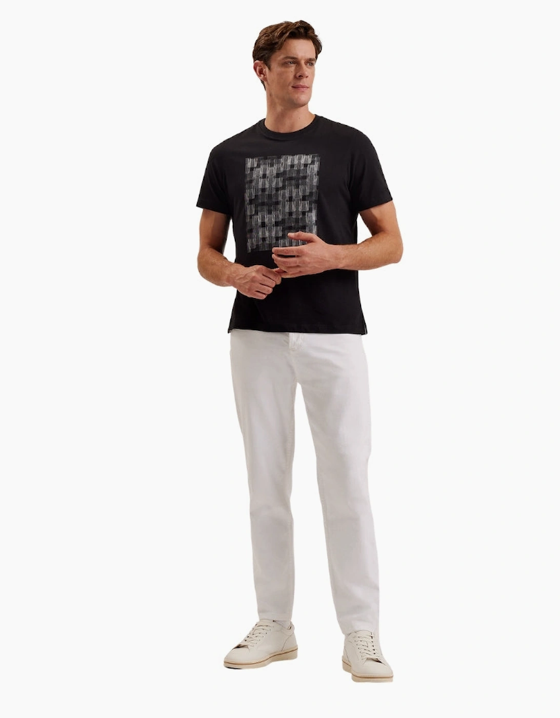 Ted Baker Tessman Box Printed Black T-Shirt