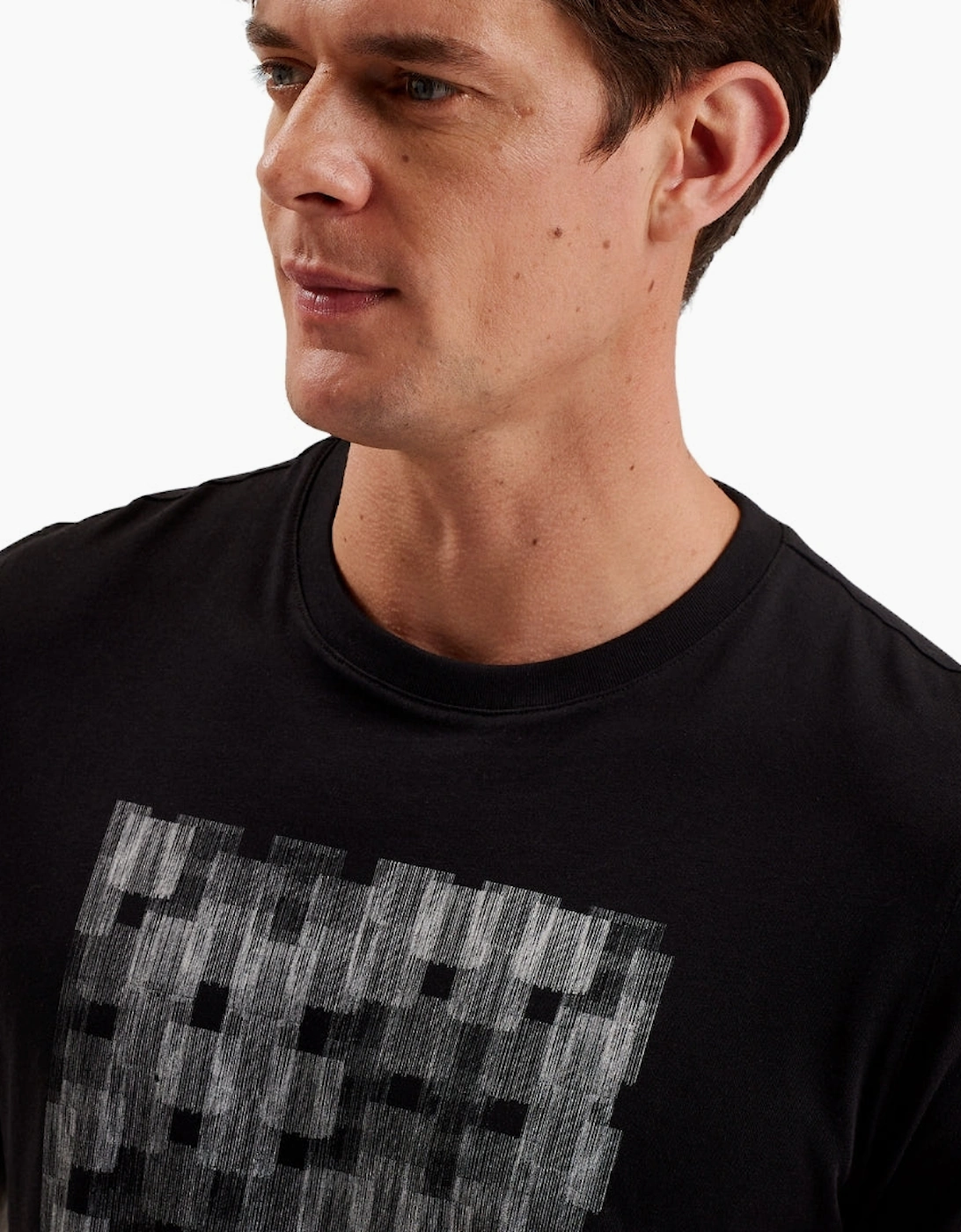 Ted Baker Tessman Box Printed Black T-Shirt