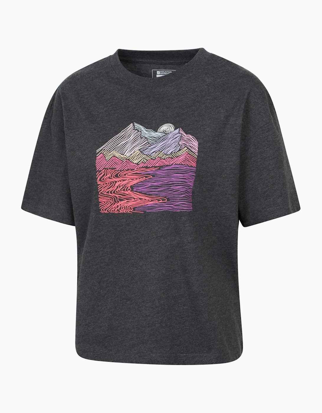 Mountain Warehouse Womens/Ladies Landscape Boxy T-Shirt