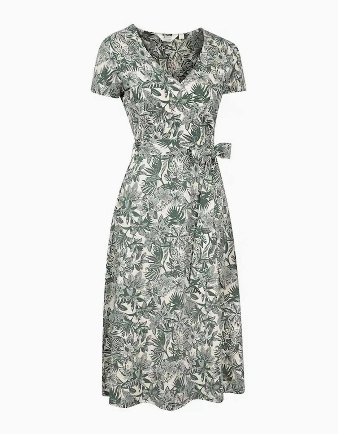 Mountain Warehouse Womens/Ladies Santorini Floral Wrap Midi Dress