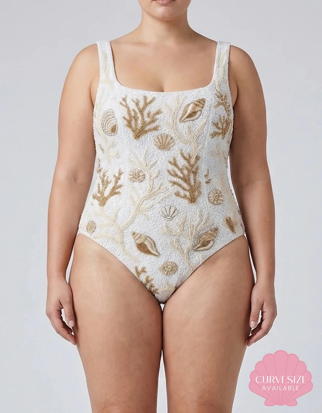 Ocean Treasure White Gold Swimsuit