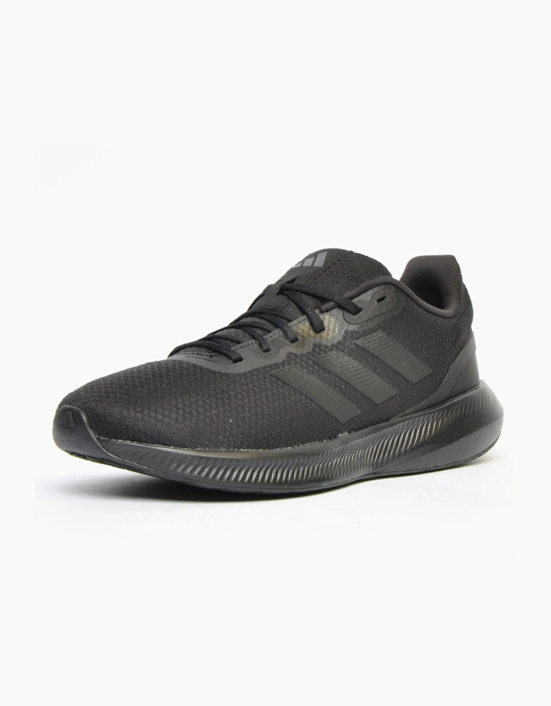 Adidas Runfalcon 3.0 Cloudfoam Mens Running Shoes Black / Black