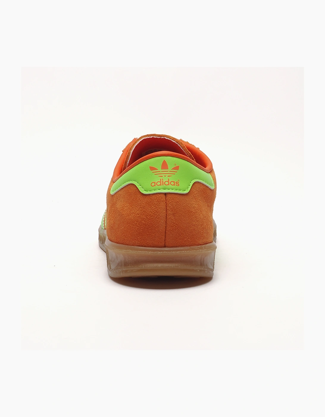 Adidas Originals Hamburg Womens Trainers Subtle Orange / Solar Green