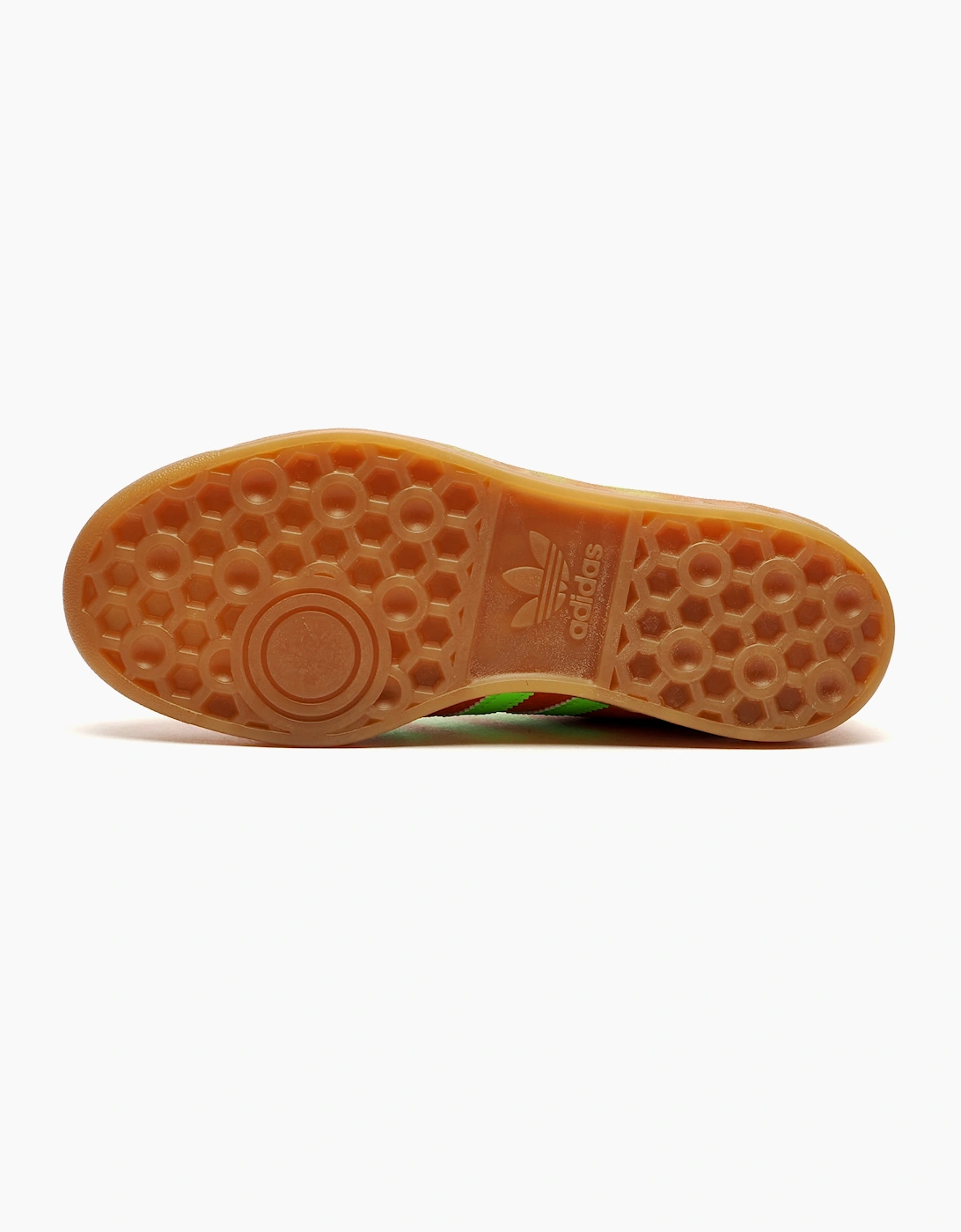 Adidas Originals Hamburg Womens Trainers Subtle Orange / Solar Green