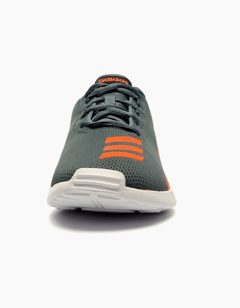 Adidas Cloudfoam Widewalk Mens Trainers Teal Tint Khaki / Orange / White