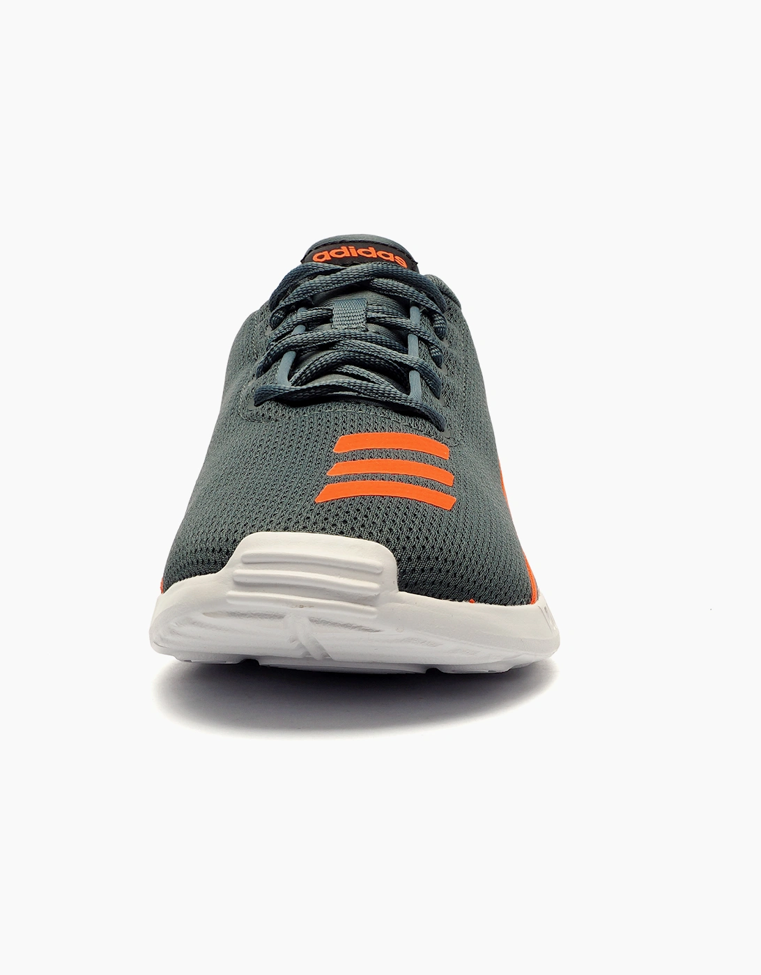 Adidas Cloudfoam Widewalk Mens Trainers Teal Tint Khaki / Orange / White