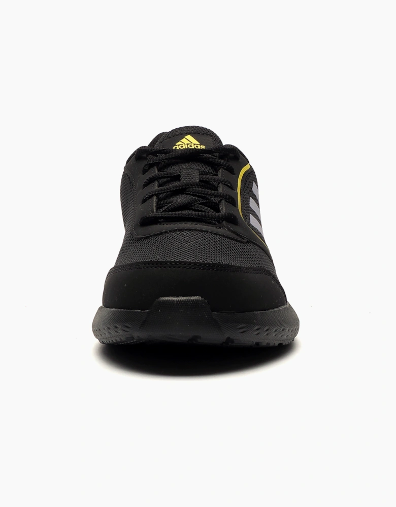 Adidas Fluento Mens Running Shoes Black / Yellow