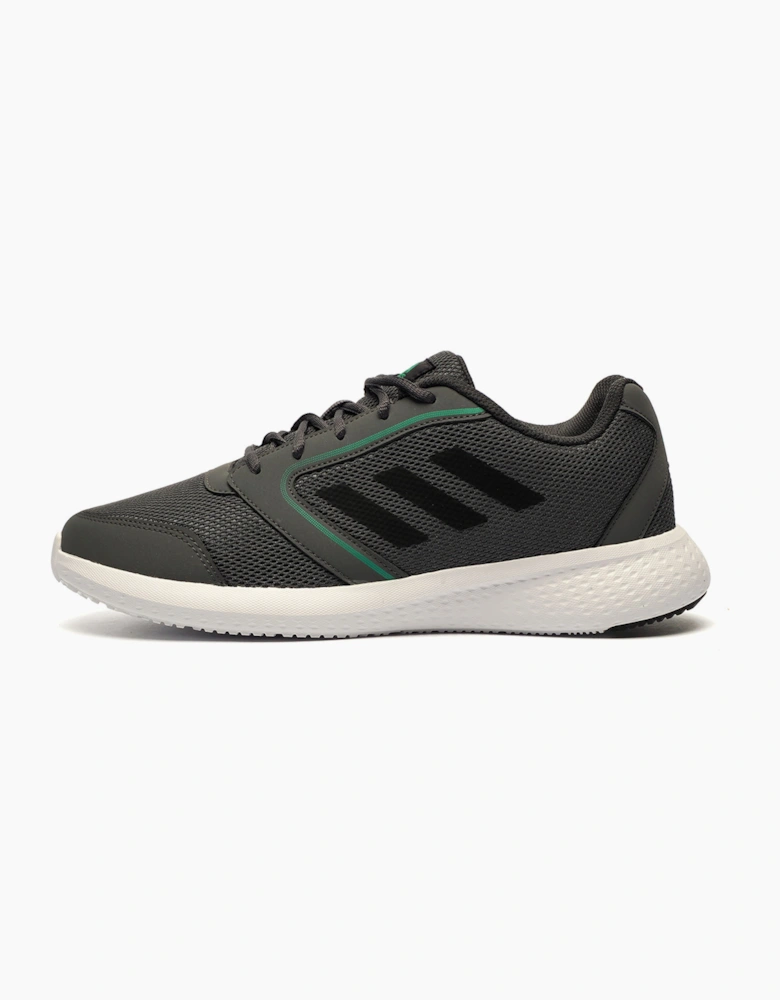 Adidas Fluento Mens Running Shoes Steel Grey / Forest / Black