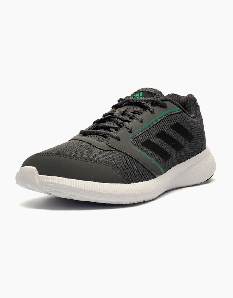 Adidas Fluento Mens Running Shoes Steel Grey / Forest / Black