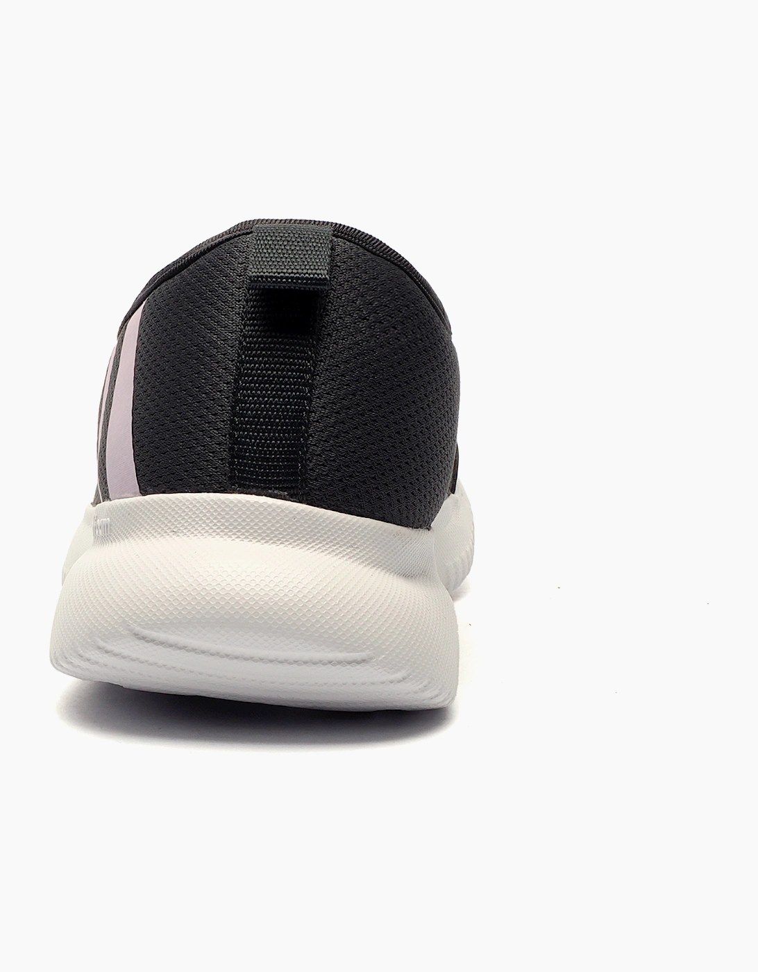 Adidas Cloudfoam Breeze Womens Slip On Shoes Charcoal Grey / Lilac
