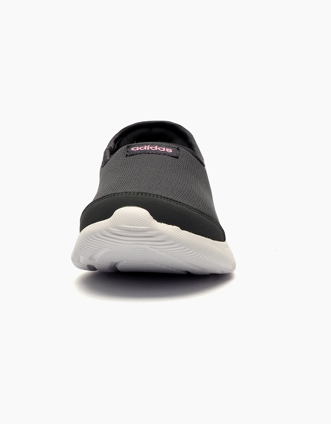 Adidas Cloudfoam Breeze Womens Slip On Shoes Charcoal Grey / Lilac