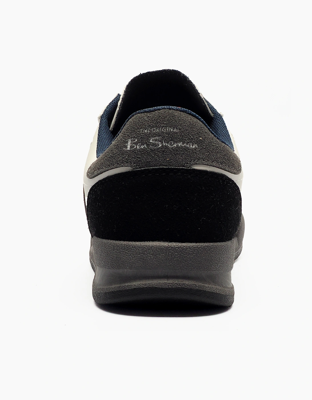 Ben Sherman Original Sokka Mens Trainers White / Black / Grey