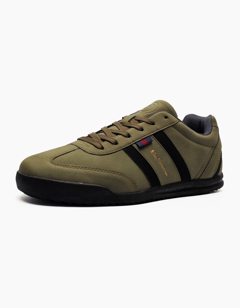 Ben Sherman Original Keeler Mens Trainers Khaki / Black