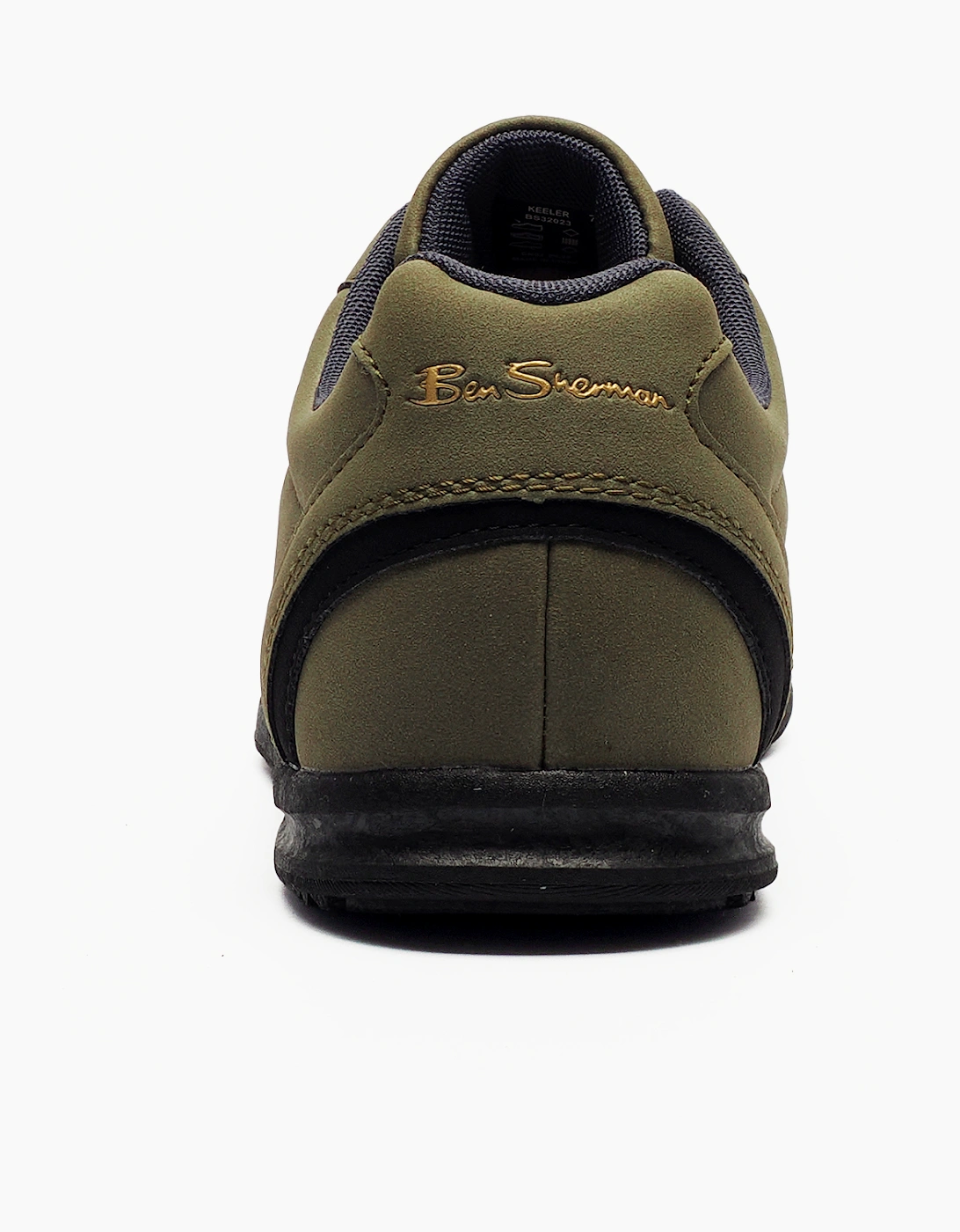 Ben Sherman Original Keeler Mens Trainers Khaki / Black