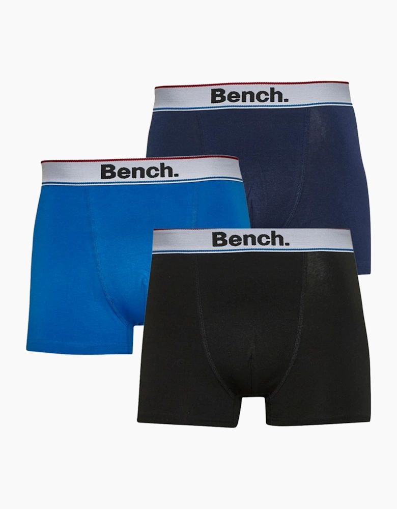 Bench Brayan 3pk Mens Boxer Shorts Navy / Multi