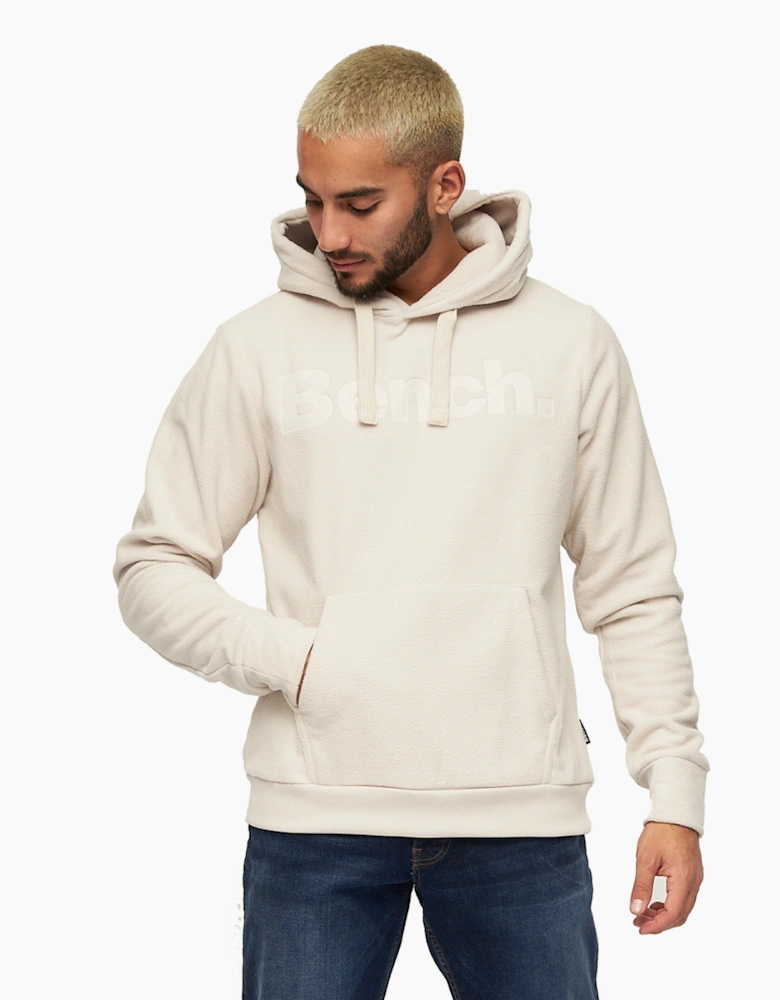 Bench Costello Mens Fleece Hoodie Stone