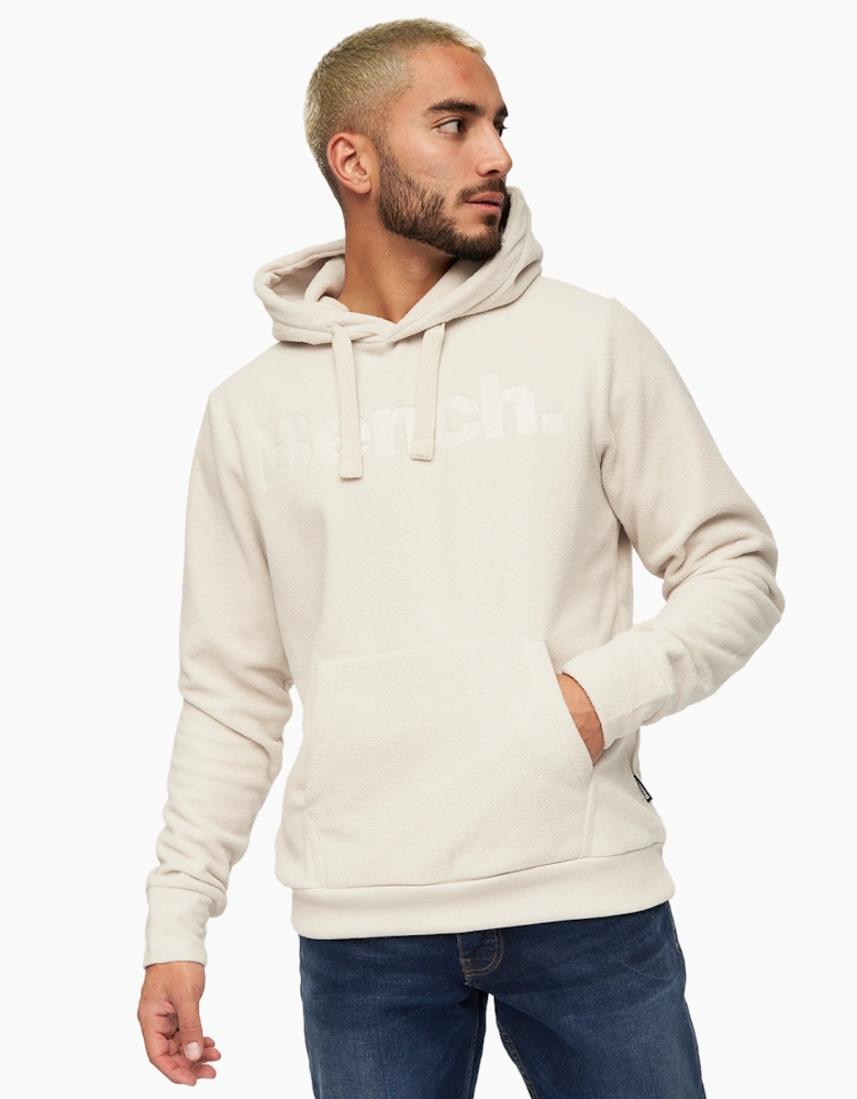 Bench Costello Mens Fleece Hoodie Stone