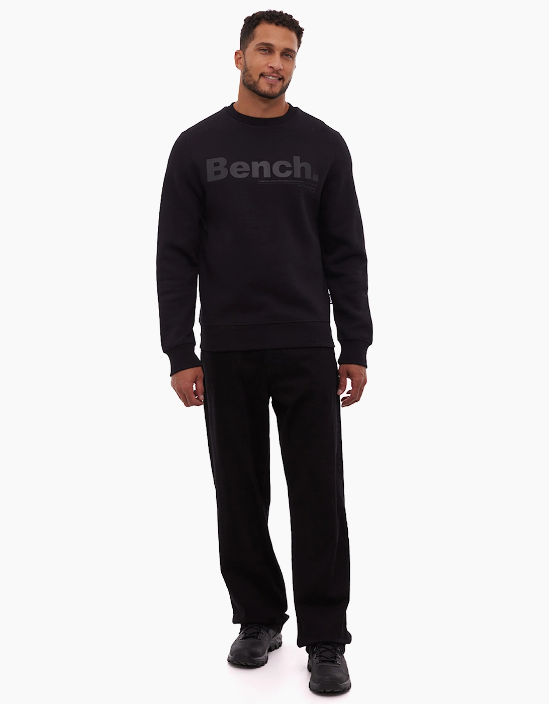 Bench Elado Mens Sweatshirt Black