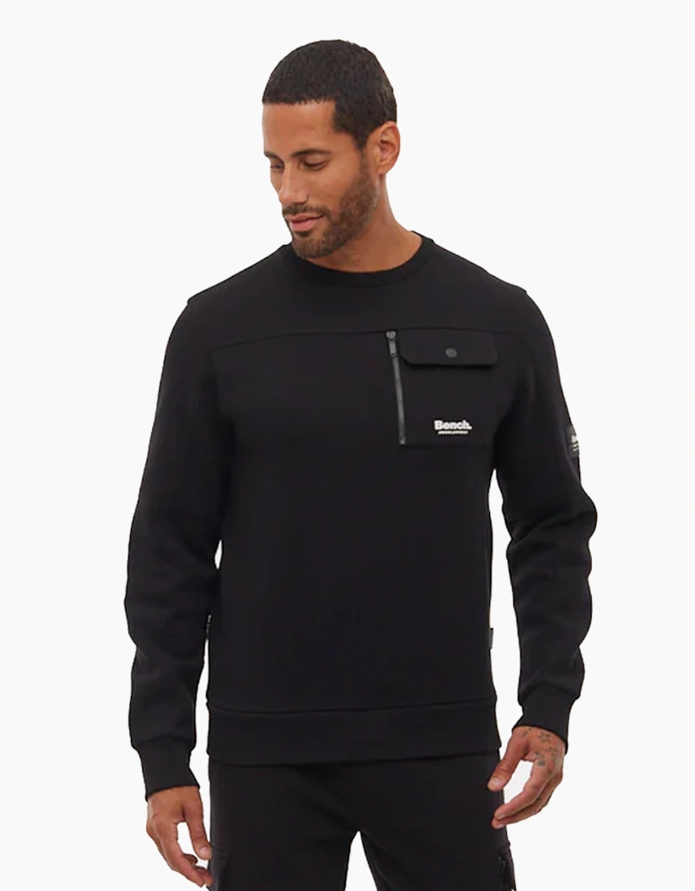 Bench Rissio Mens Sweatshirt Black