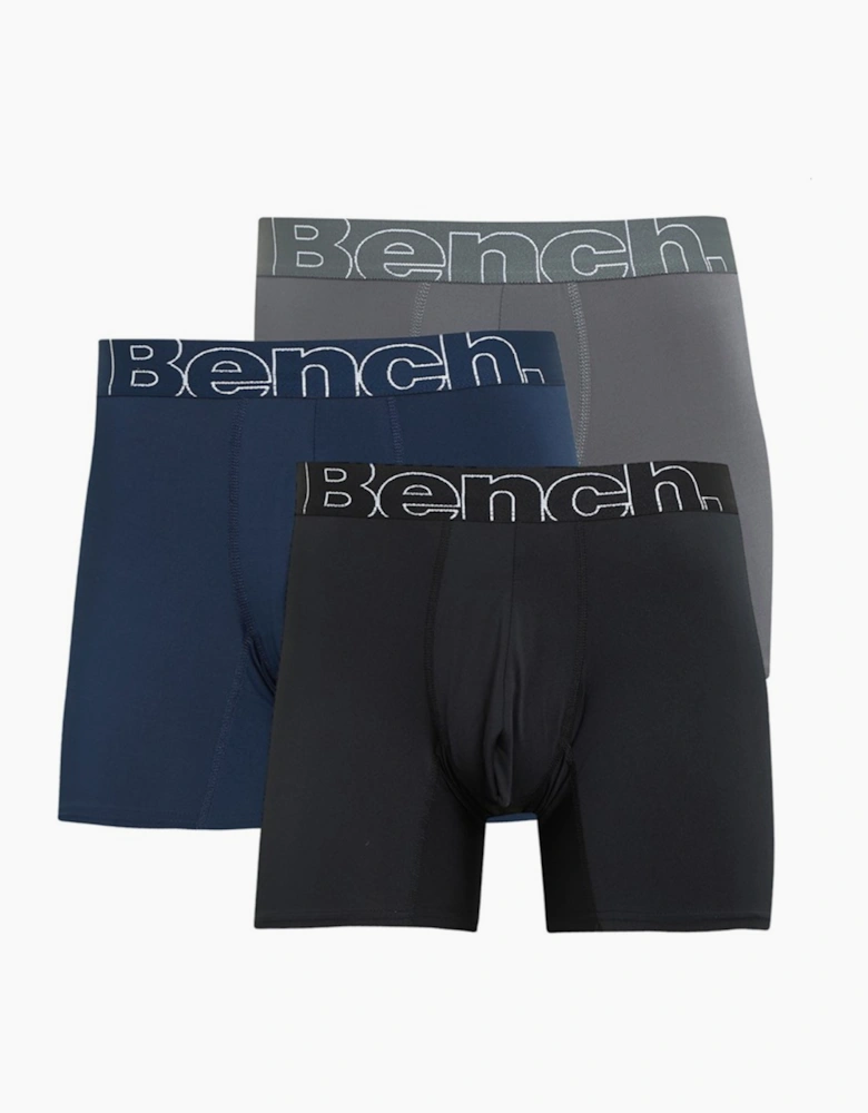 Bench Jackis 3pk Premium Mens Boxer Shorts Multi