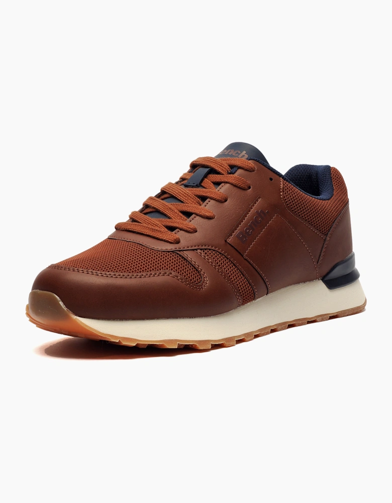 Bench Valence Mens Trainers Brown / Tan / Navy