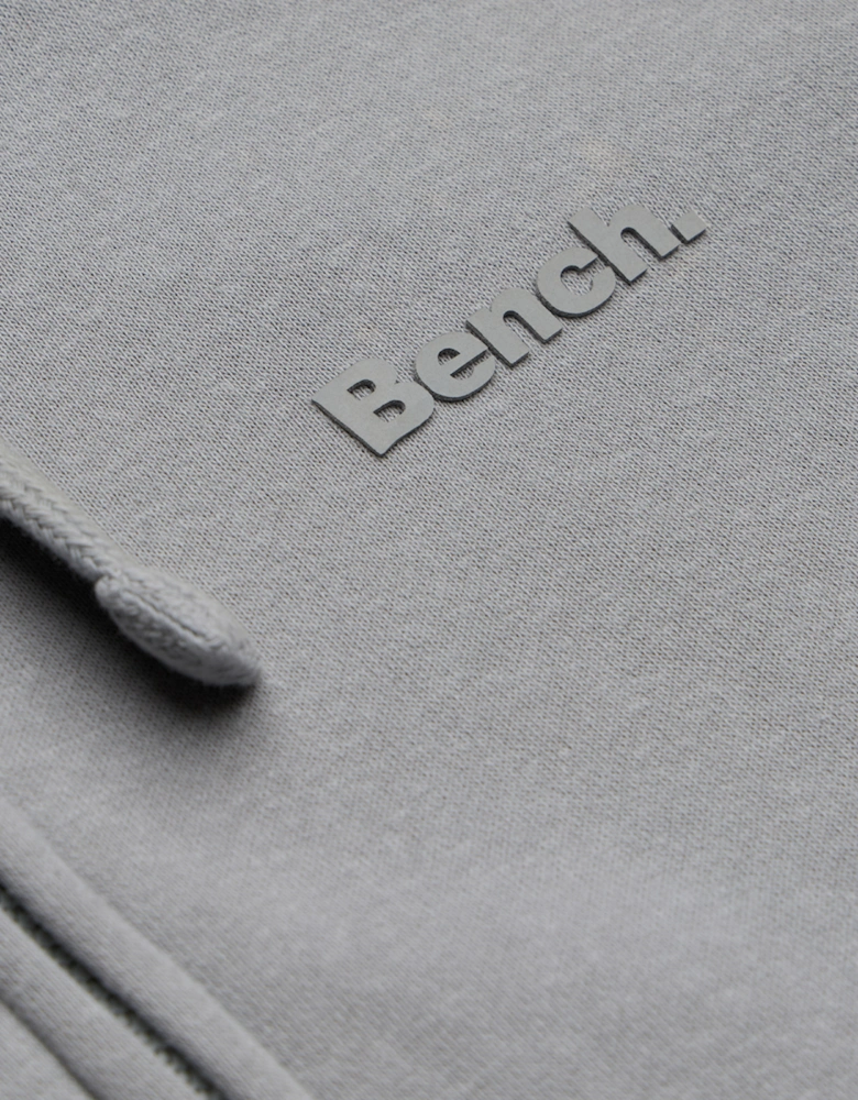 Bench Trepa Mens Zip Hoodie Circular Grey