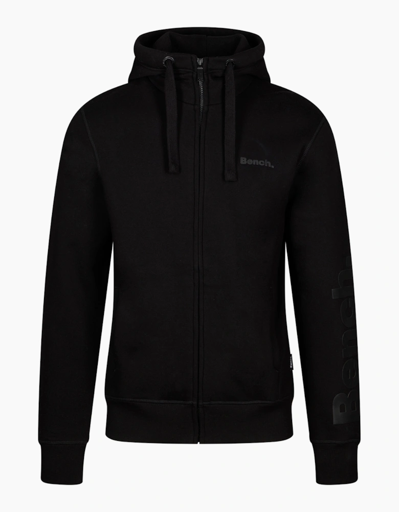 Bench Trepa Mens Zip Hoodie Black