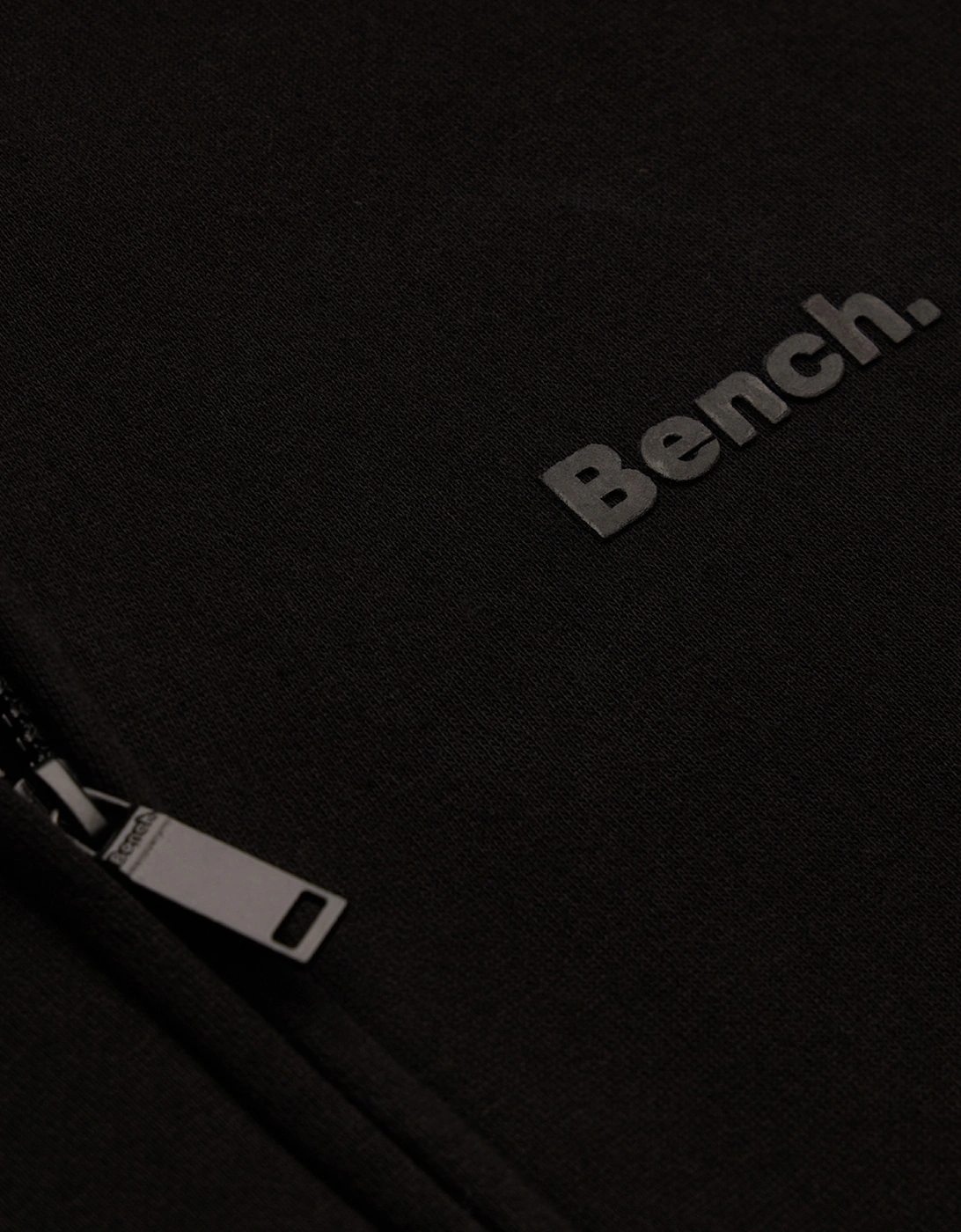 Bench Trepa Mens Zip Hoodie Black