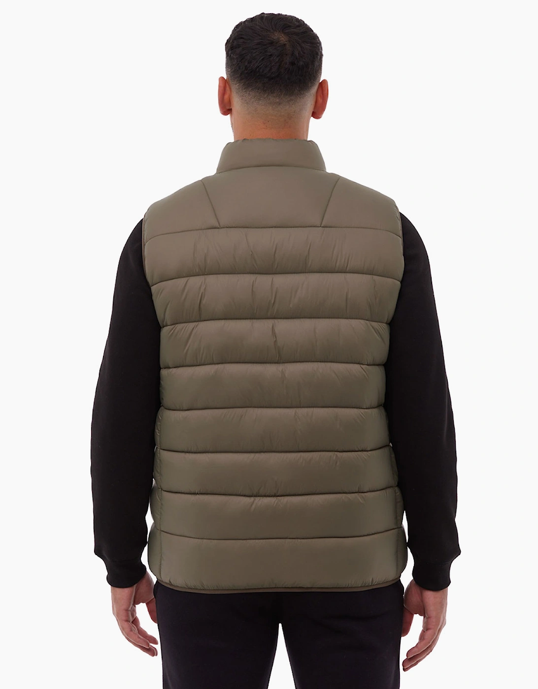 Bench Ersona Men's Padded Puffer Gilet Khaki