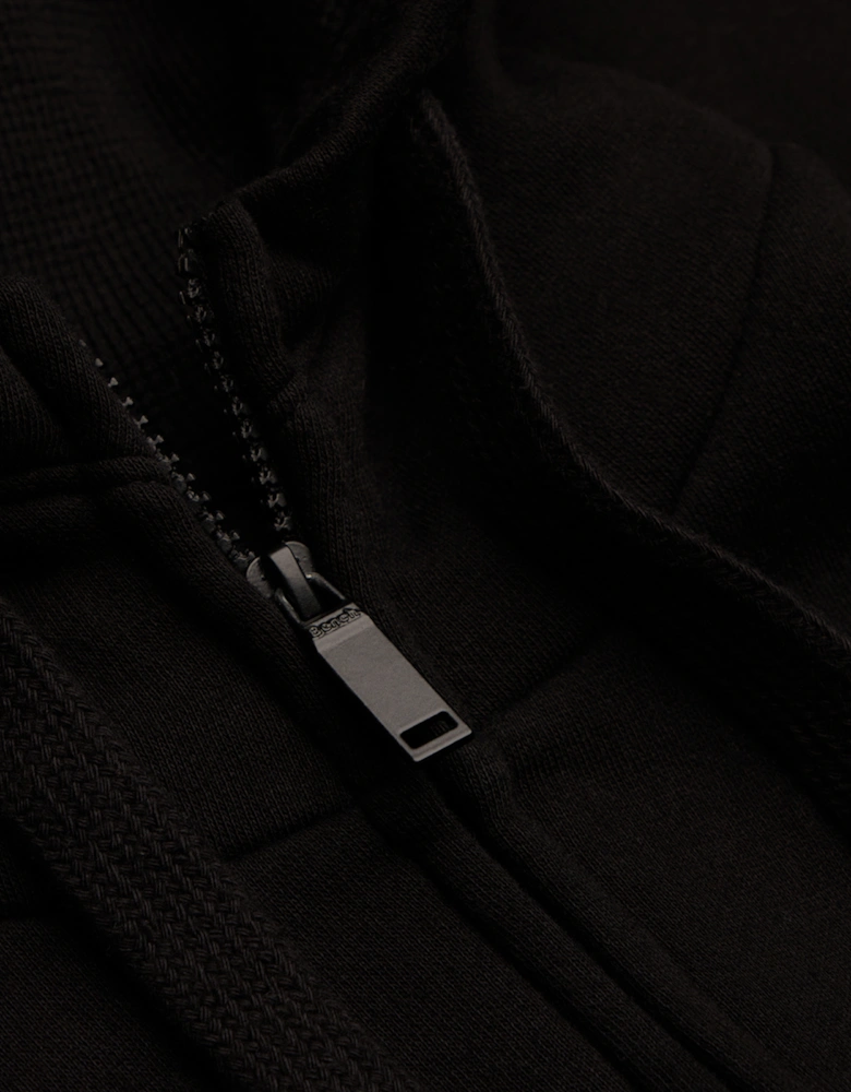 Bench Trepa Mens Zip Hoodie Black