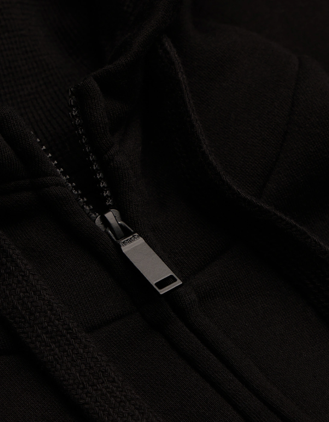 Bench Trepa Mens Zip Hoodie Black