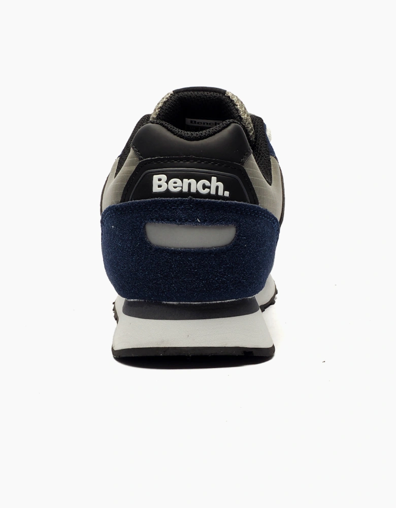 Bench Warner Retro Mens Trainers Navy / Blue / Grey