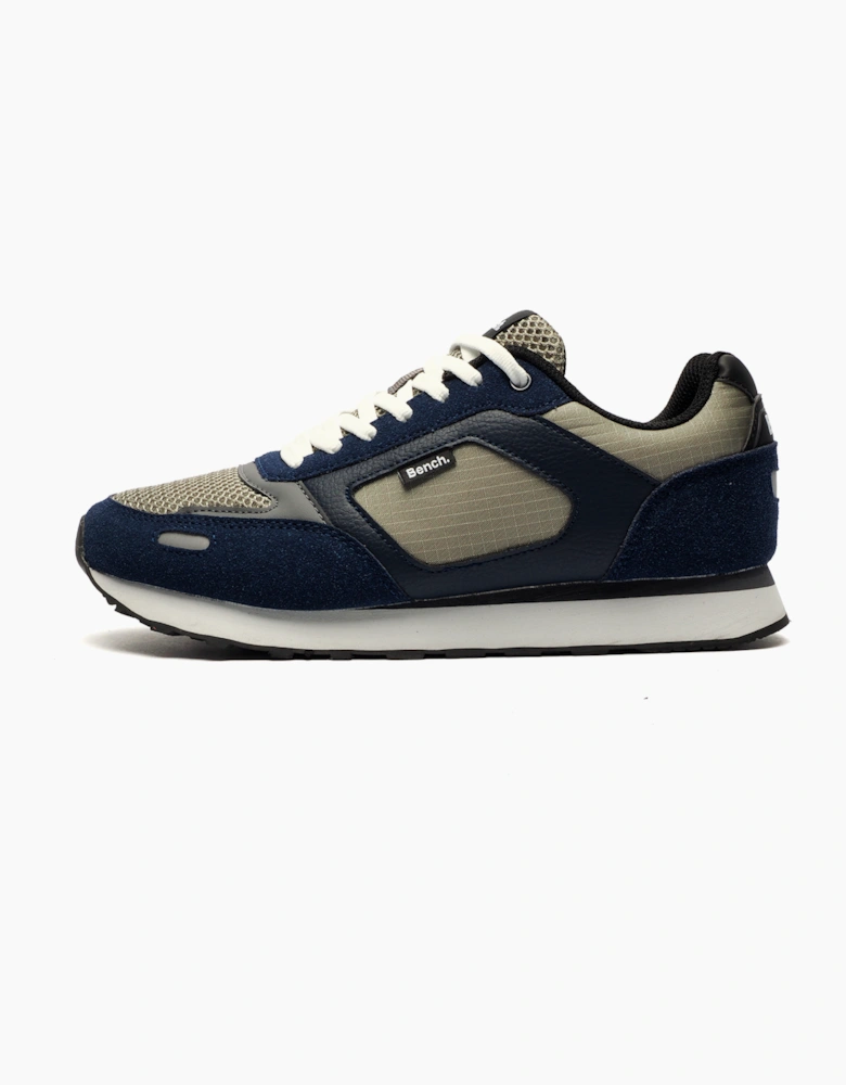 Bench Warner Retro Mens Trainers Navy / Blue / Grey
