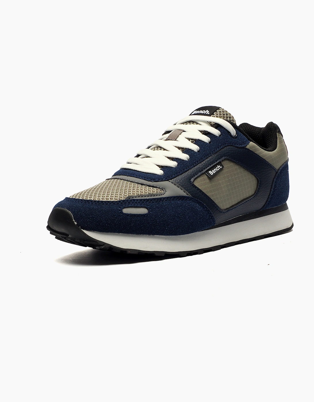 Bench Warner Retro Mens Trainers Navy / Blue / Grey
