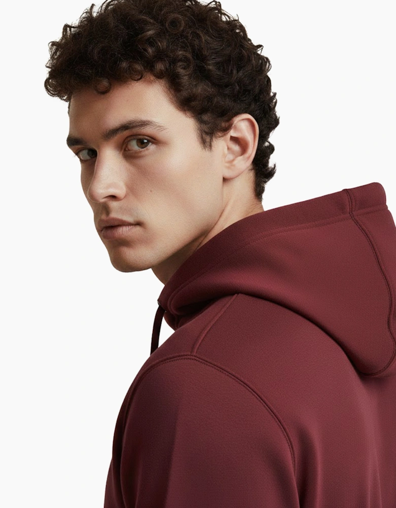 Bench Hulton Vintage Mens Hoodie Burgundy