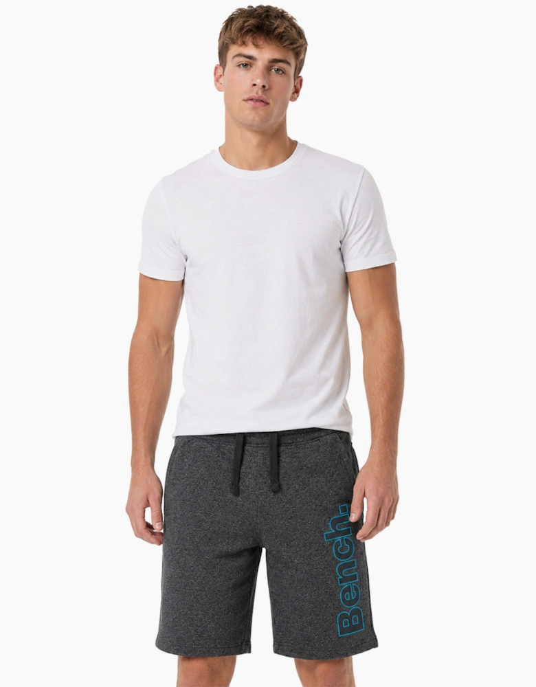 Bench Dursley Mens Fleece Shorts Charcoal Grey marl