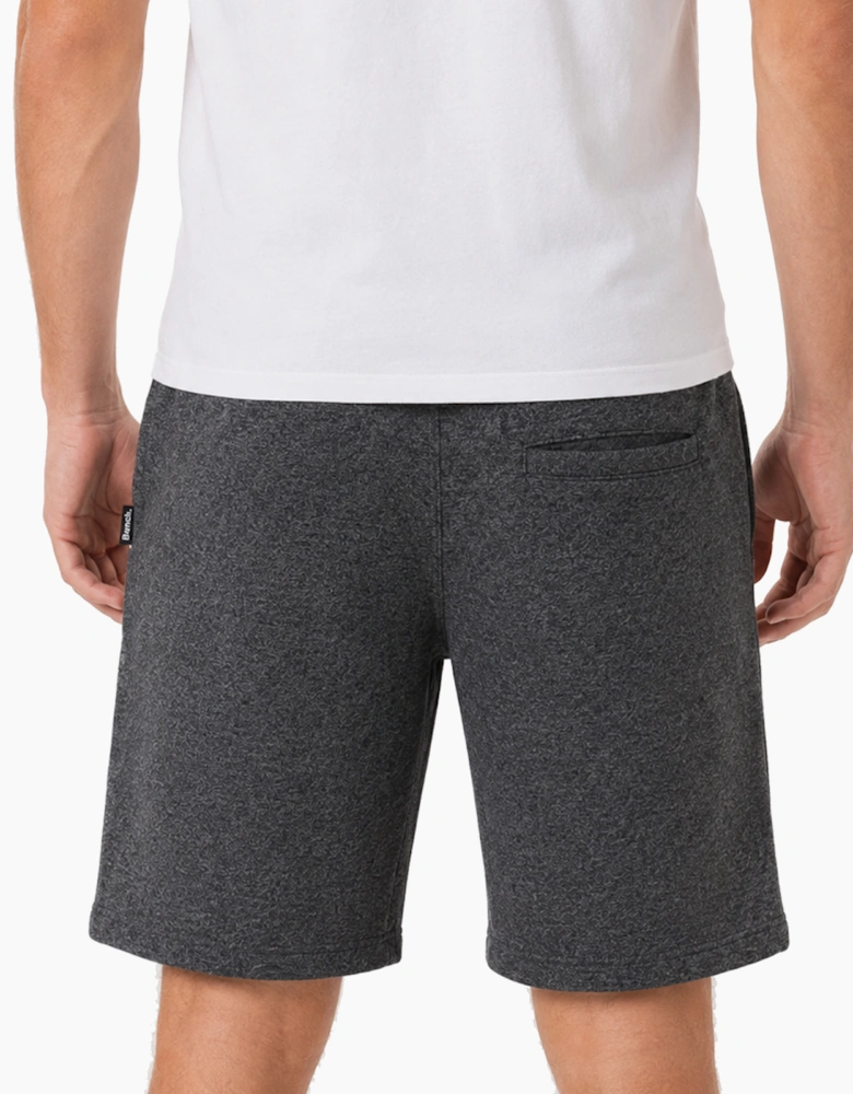 Bench Dursley Mens Fleece Shorts Charcoal Grey marl