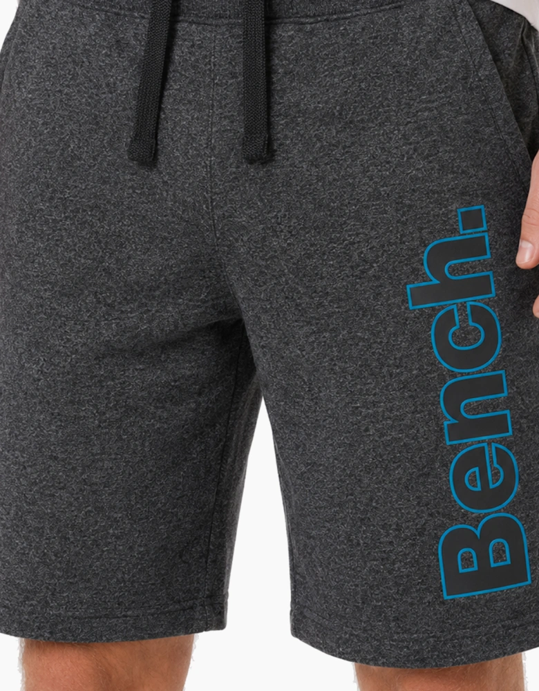 Bench Dursley Mens Fleece Shorts Charcoal Grey marl