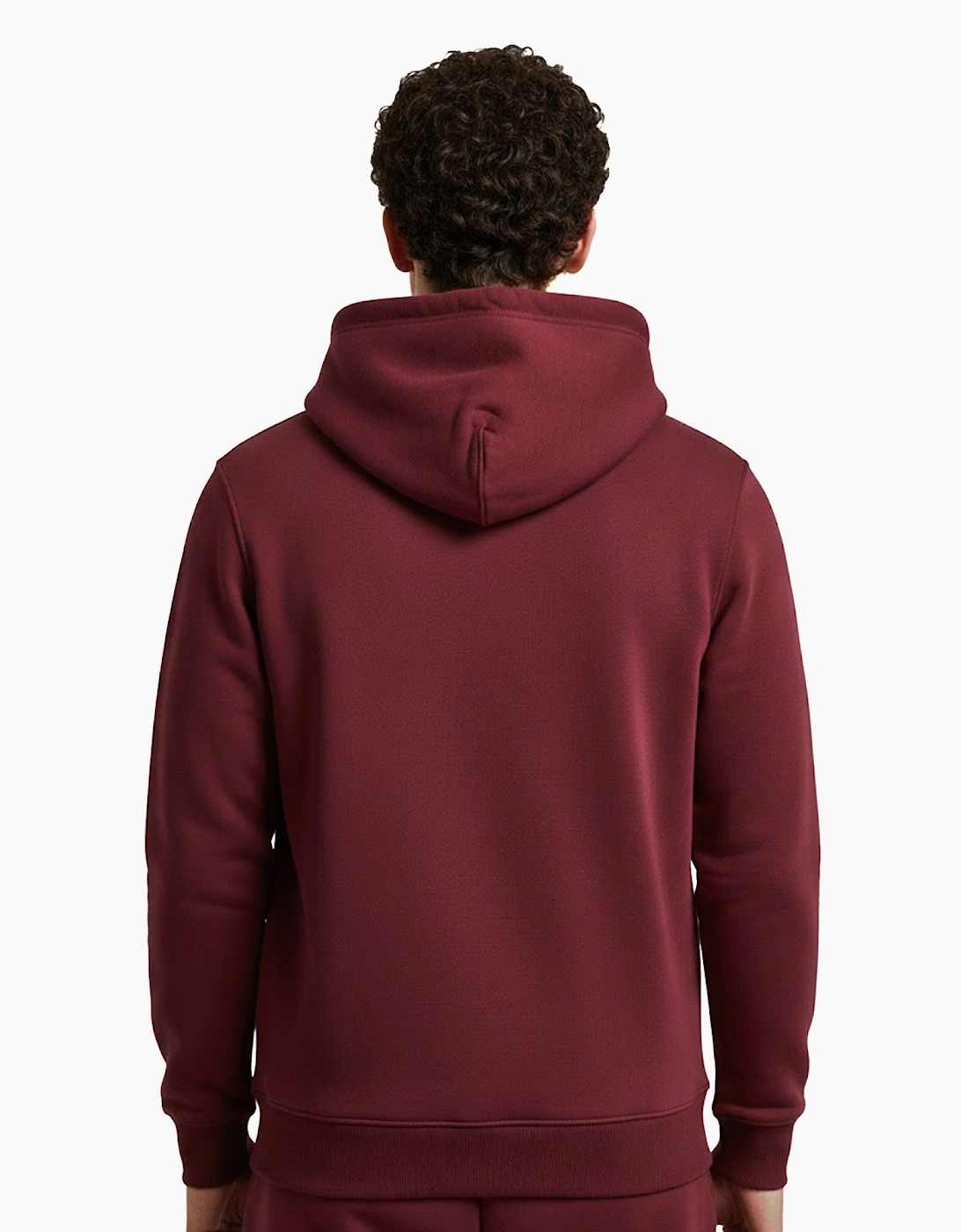 Bench Hulton Vintage Mens Hoodie Burgundy