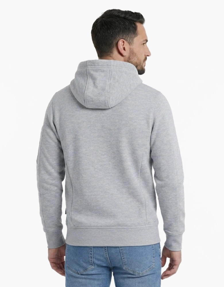 Bench Original Mens Hoodie Grey Marl