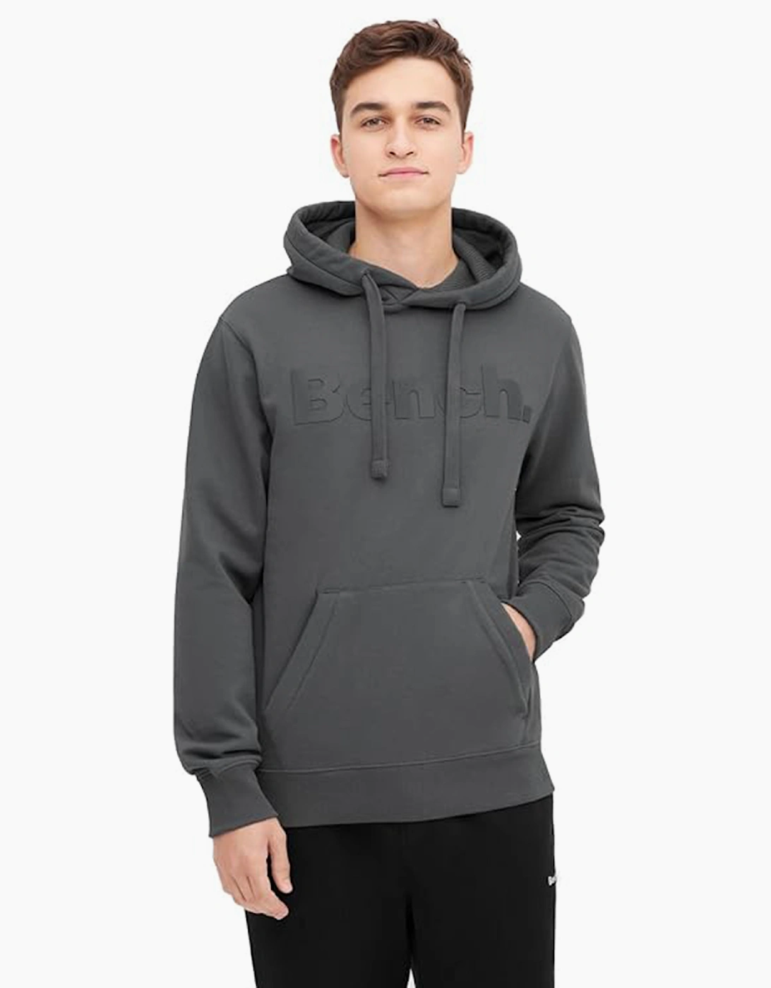 Bench Probert Mens Hoodie Dark Grey
