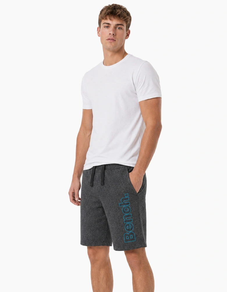 Bench Dursley Mens Fleece Shorts Charcoal Grey marl