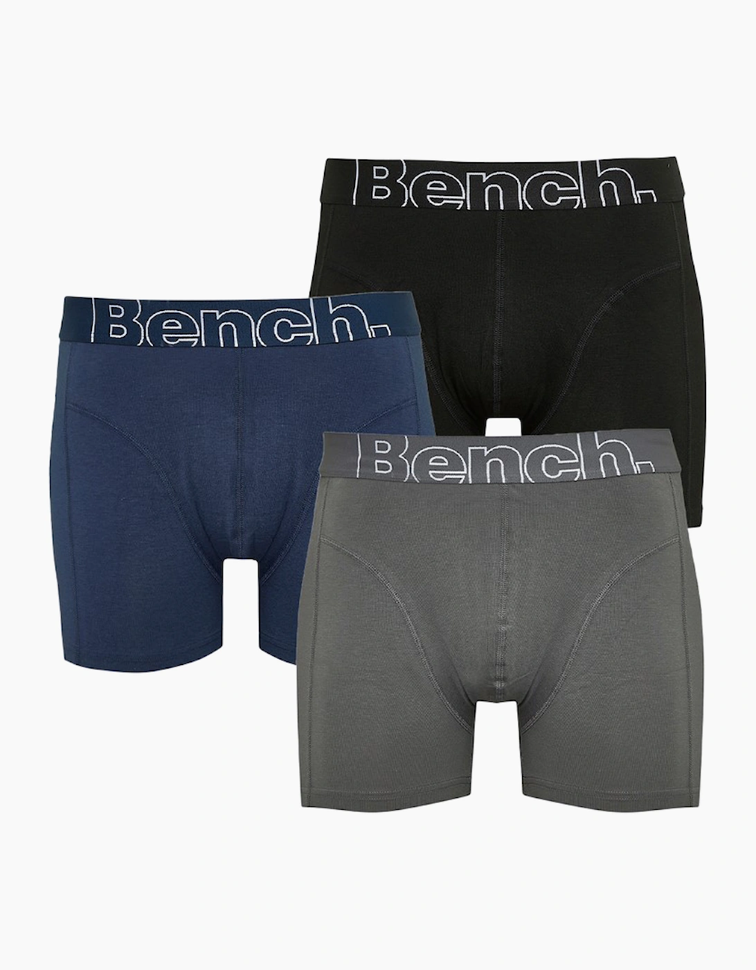 Bench Sangelo 3pk Mens Boxer Shorts Assorted