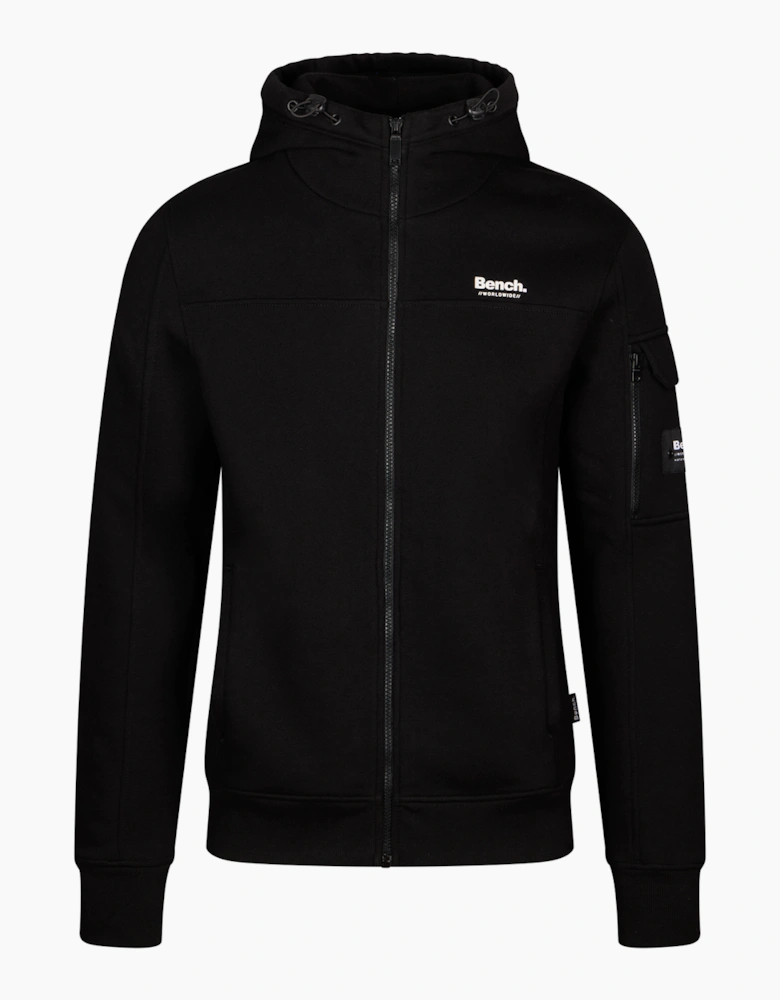 Bench Areto Zip Mens Hoodie Black